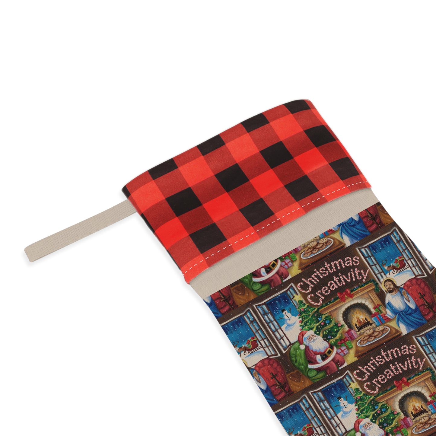 Christmas Stocking - Creative Holiday Decor with Santa & Friends