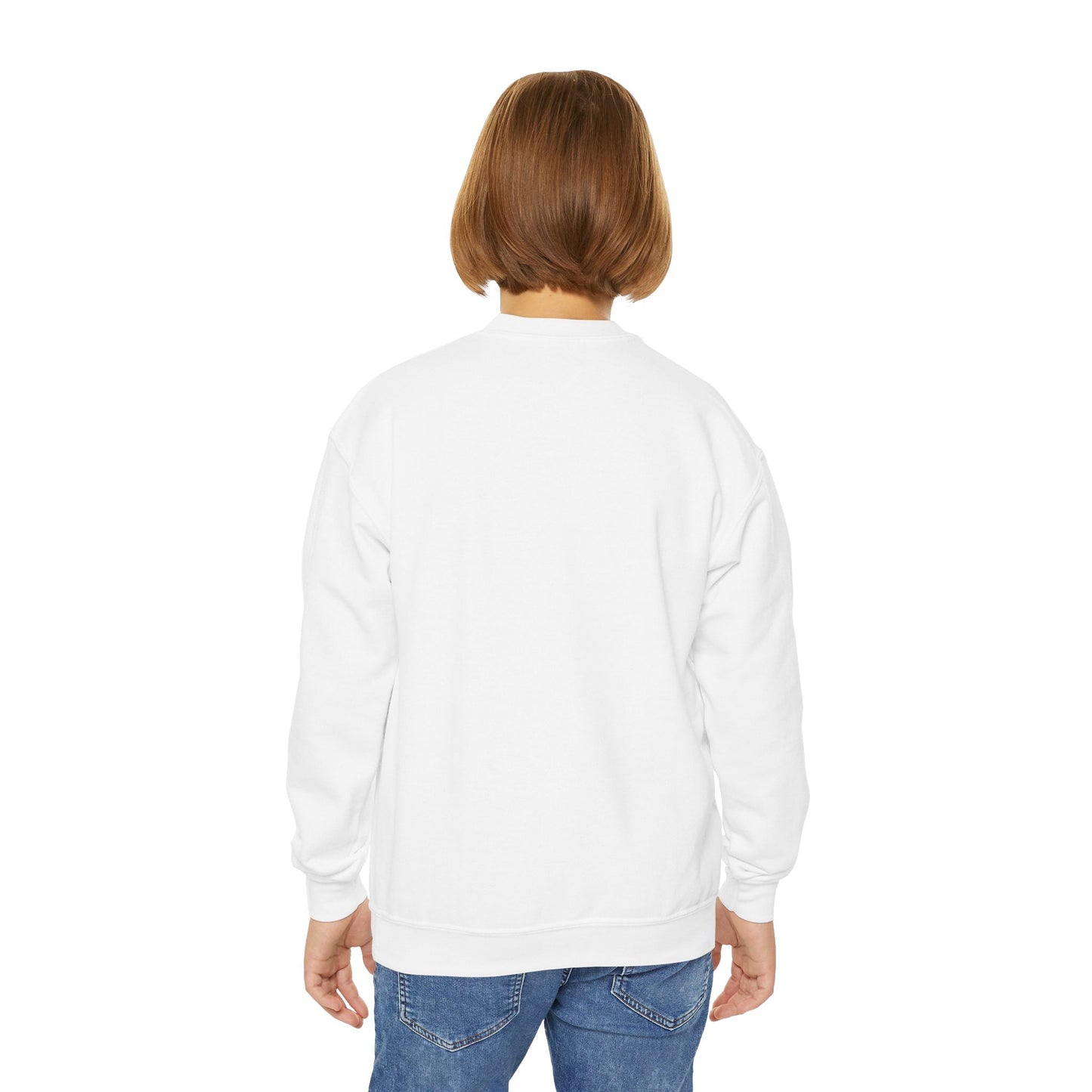 Youth Crewneck Sweatshirt - "Christmas Creativity" Cozy Holiday Sweatshirt