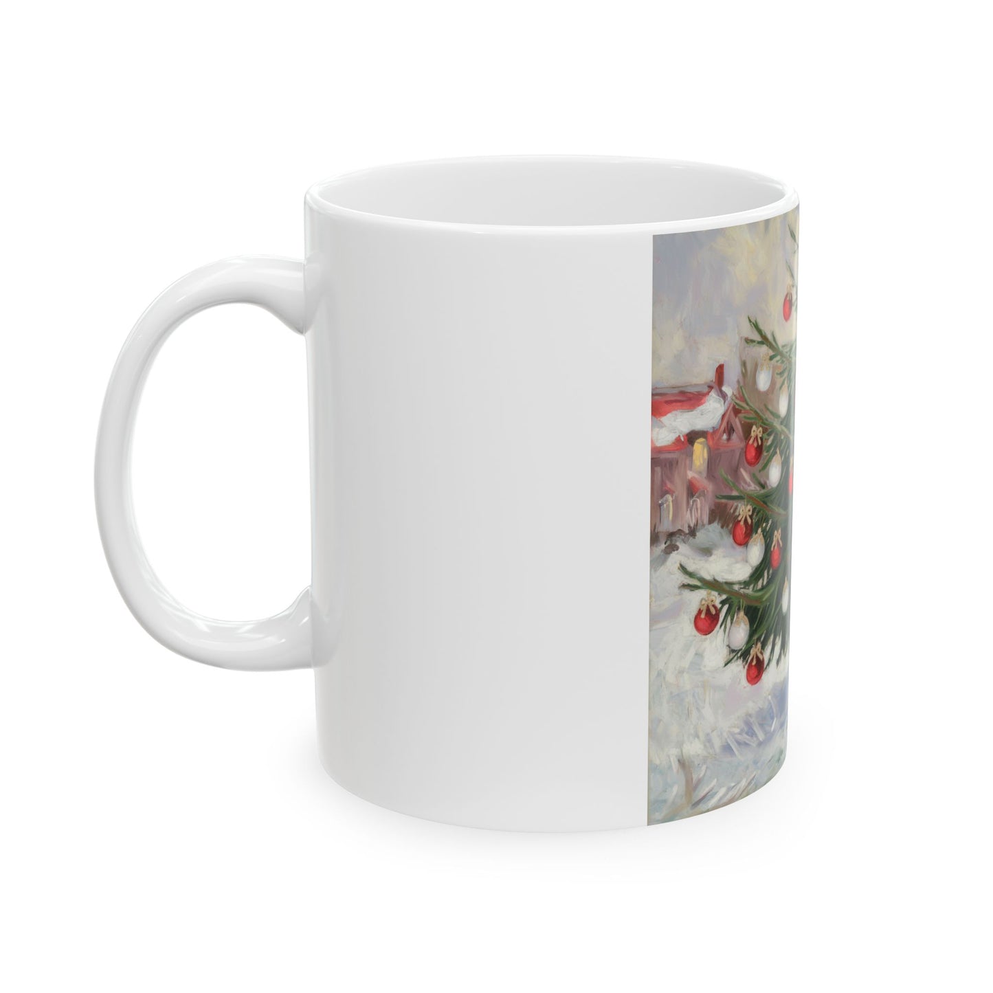 Festive Christmas Tree Ceramic Mug | 11oz & 15oz | Perfect Holiday Gift