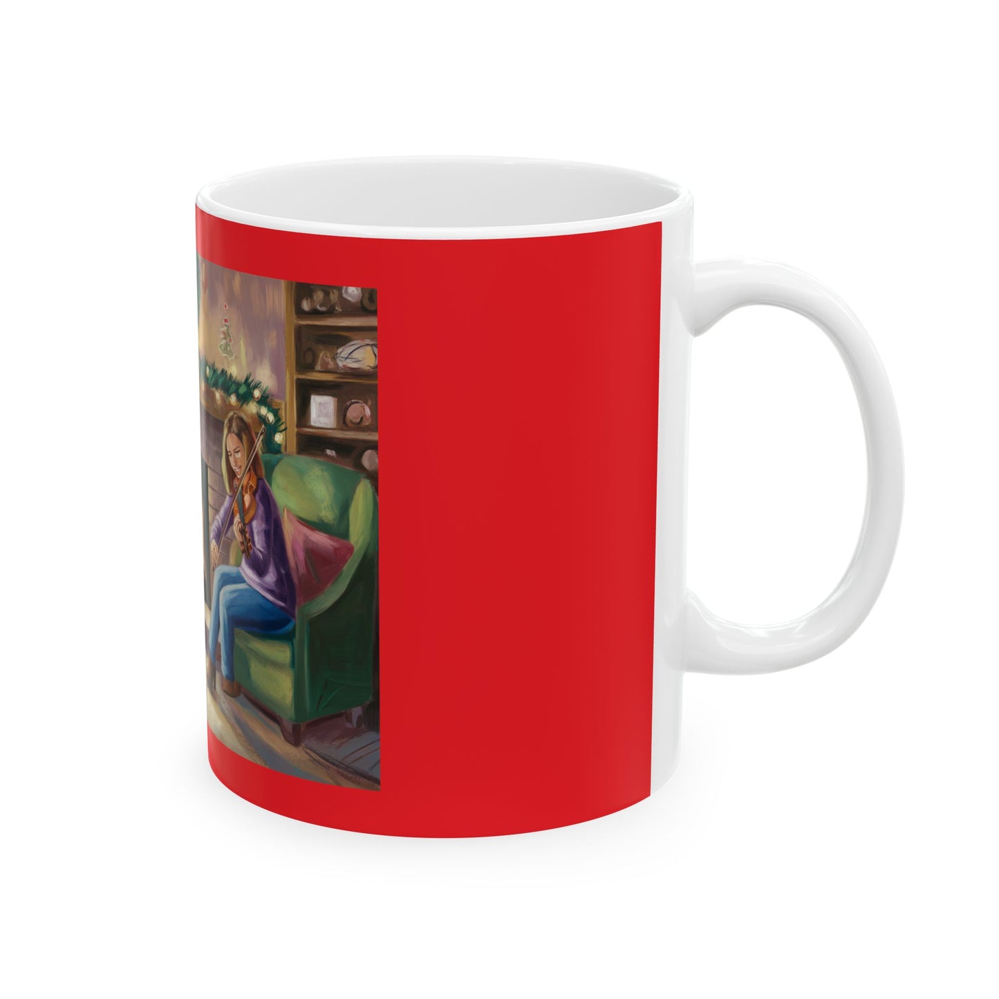 Cozy Family Christmas Ceramic Mug - Ideal for Holiday Gatherings