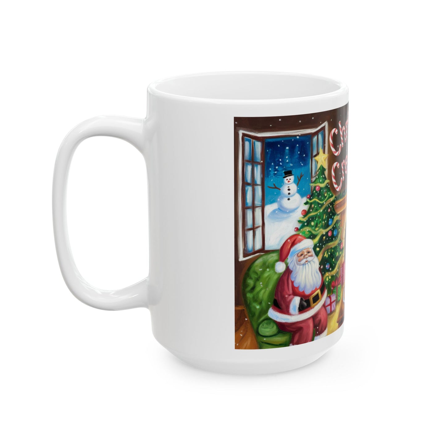 Christmas Creativity Ceramic Mug - 11oz & 15oz Holiday Drinkware