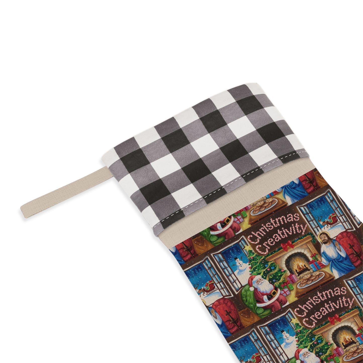 Christmas Stocking - Creative Holiday Decor with Santa & Friends