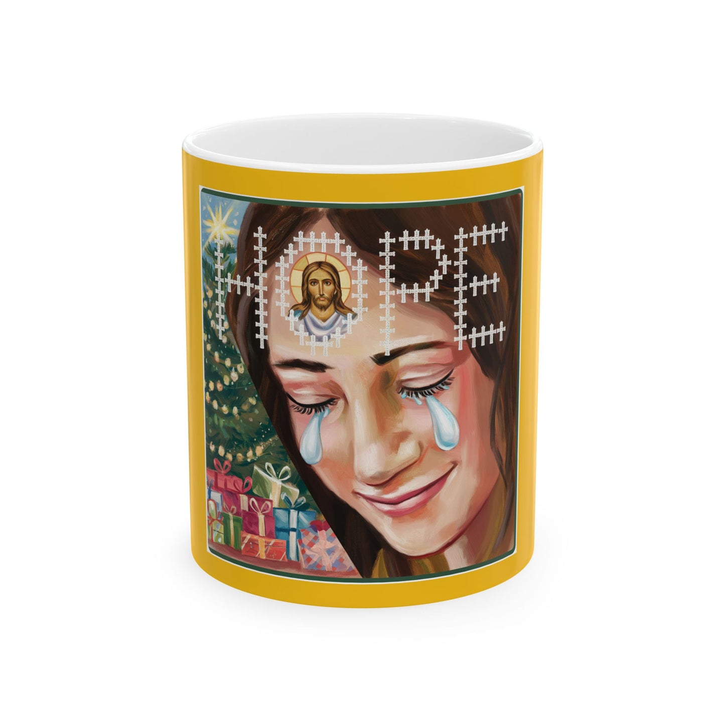 Inspirational Ceramic Mug - 'Hope' Design for Joyful Moments