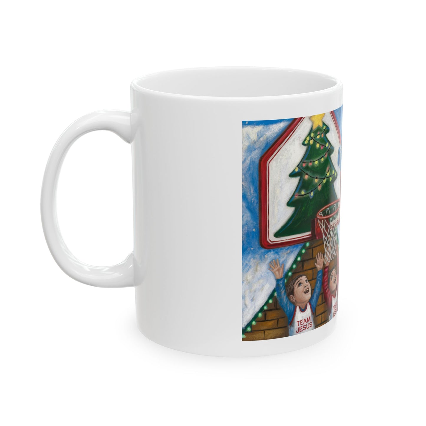 Team Jesus Christmas Mug - Festive Ceramic Mug for Holiday Cheer