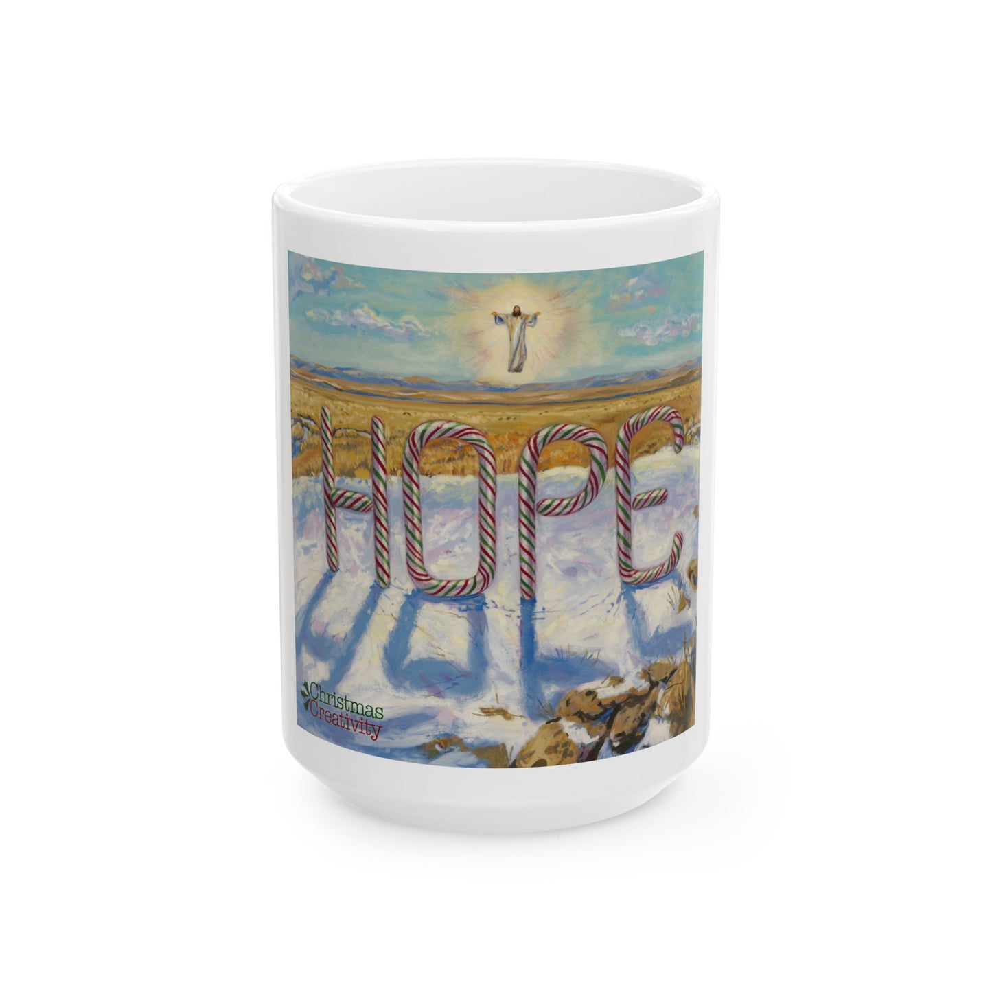 Christian Hope Ceramic Mug - 11oz & 15oz | Inspirational Holiday Gift