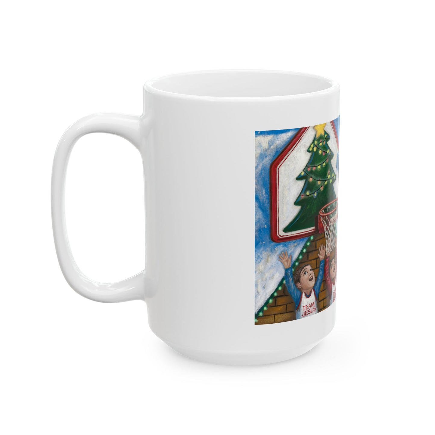 Team Jesus Christmas Mug - Festive Ceramic Mug for Holiday Cheer