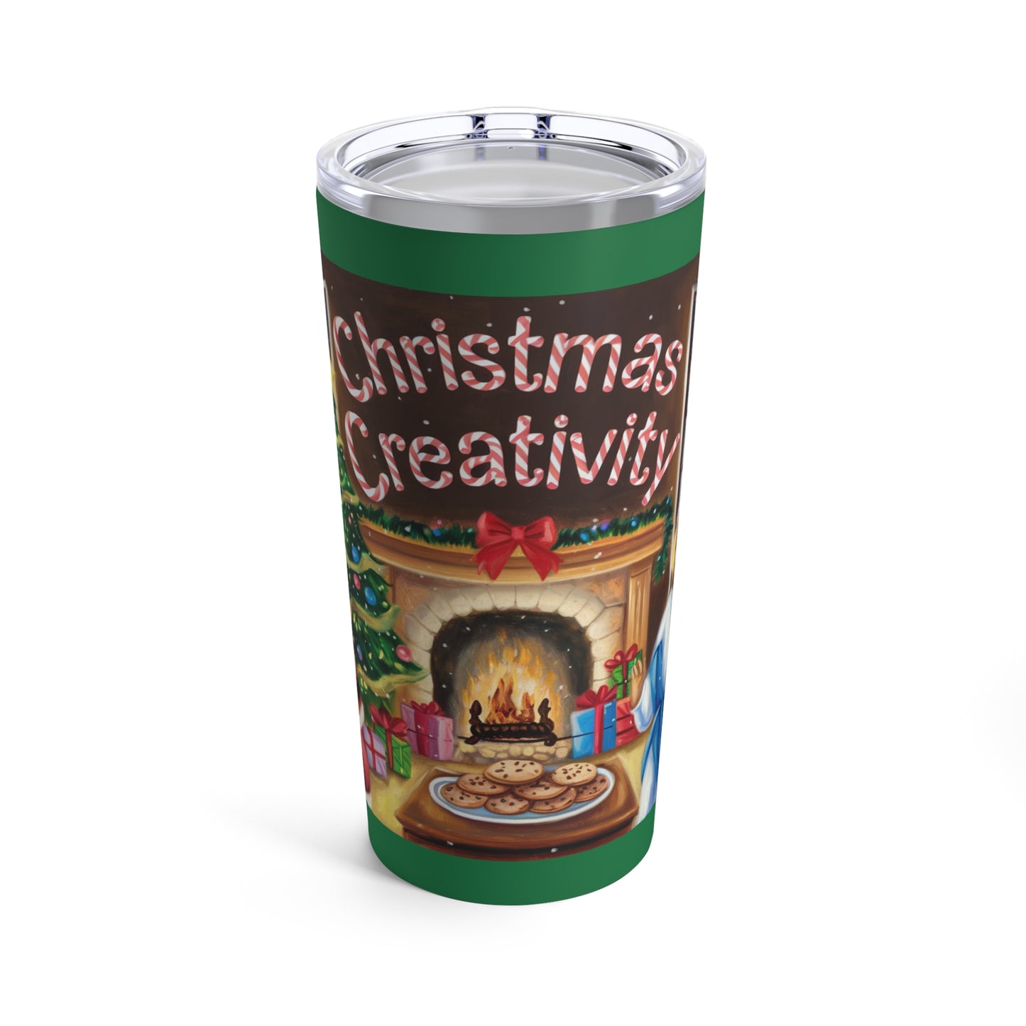 Christmas Creativity Tumbler 20oz - Festive Holiday Drinkware for Seasonal Cheer