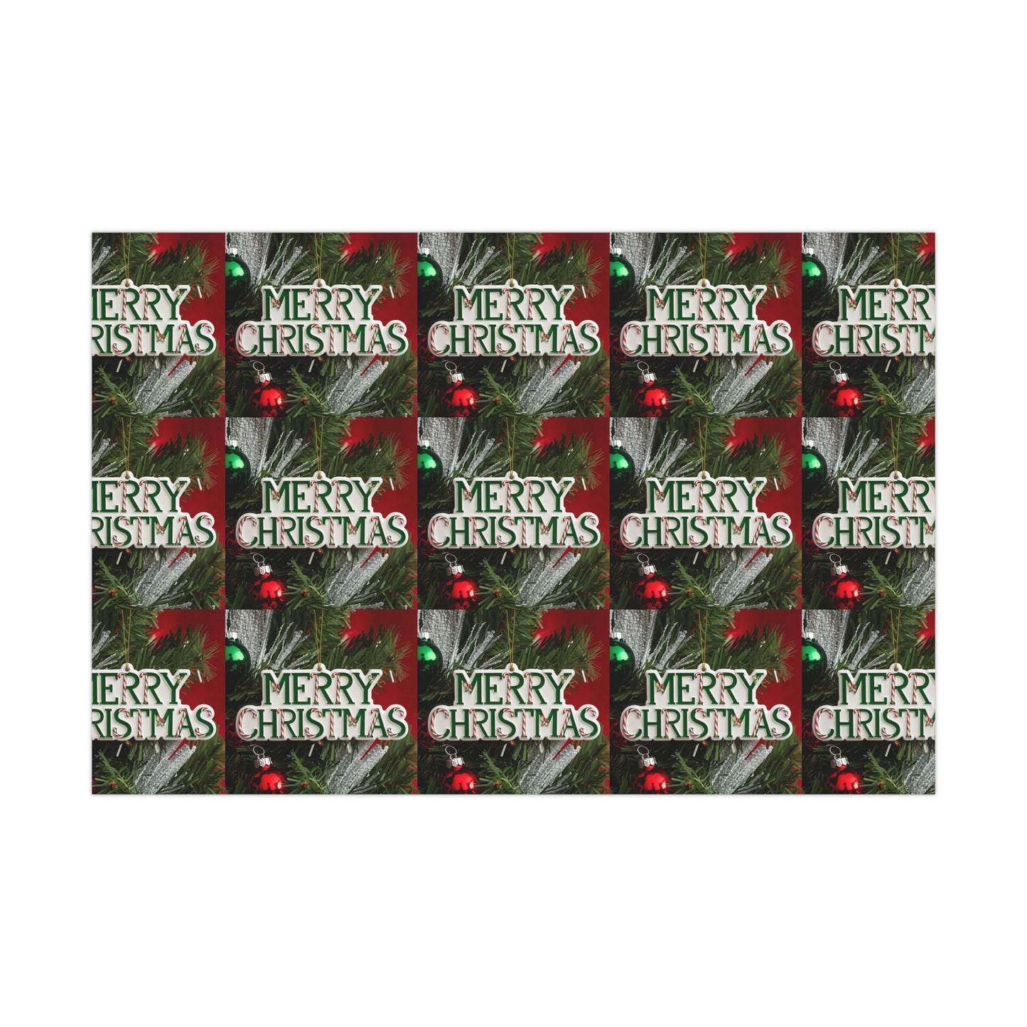 Merry Christmas Gift Wrap Paper - Festive Holiday Wrapping Supply