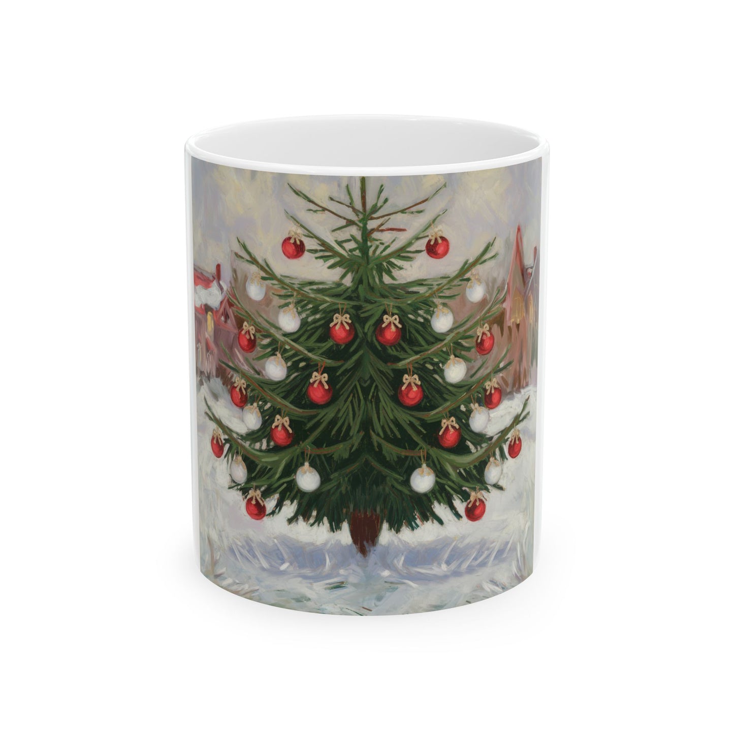 Festive Christmas Tree Ceramic Mug | 11oz & 15oz | Perfect Holiday Gift