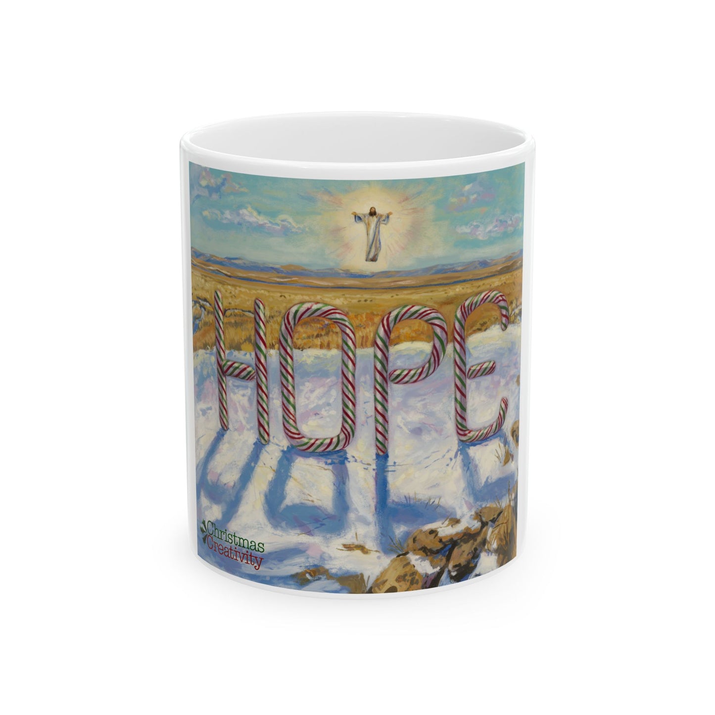 Christian Hope Ceramic Mug - 11oz & 15oz | Inspirational Holiday Gift