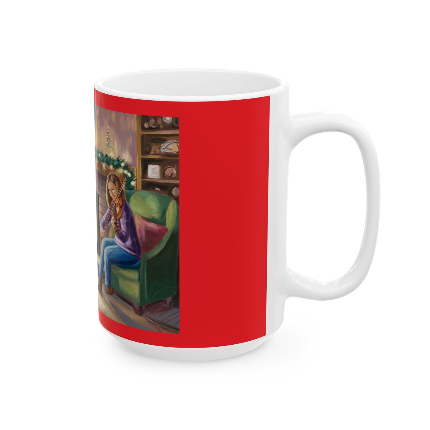 Cozy Family Christmas Ceramic Mug - Ideal for Holiday Gatherings