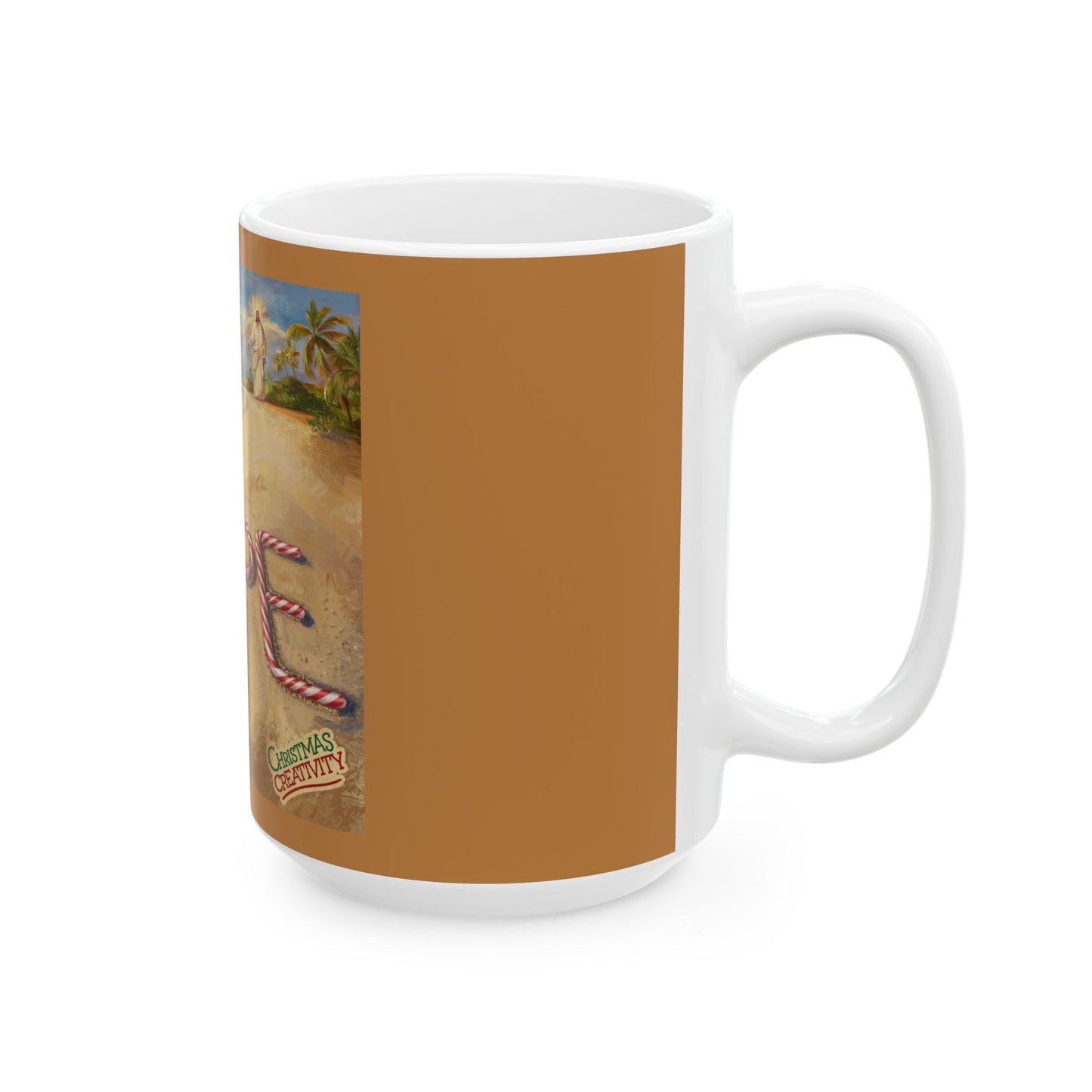 Hope in Jesus Beach Ceramic Mug