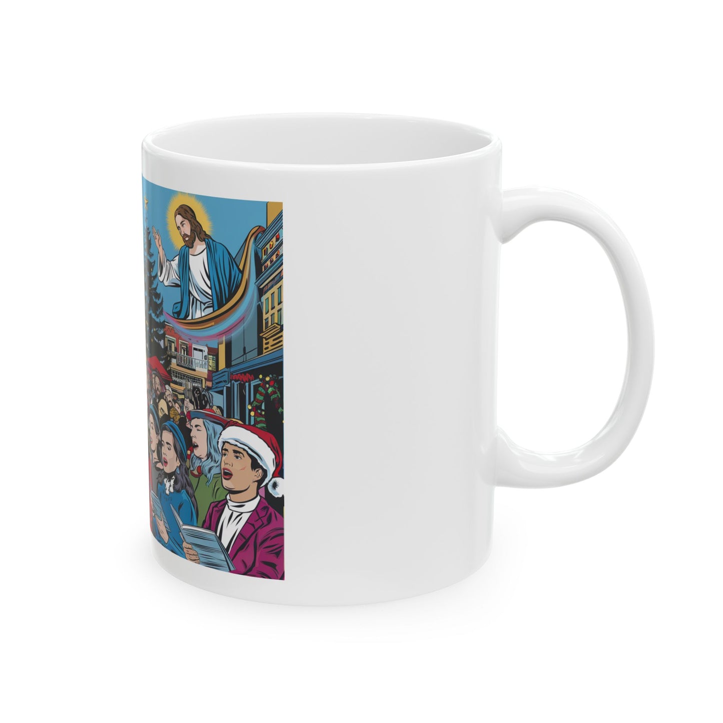 Praise the Lord Christmas Ceramic Mug - 11oz & 15oz Holiday Coffee Cup