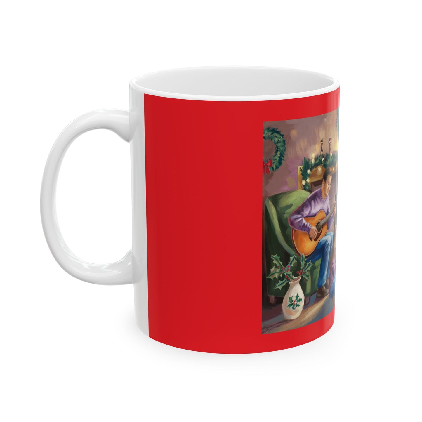 Cozy Family Christmas Ceramic Mug - Ideal for Holiday Gatherings