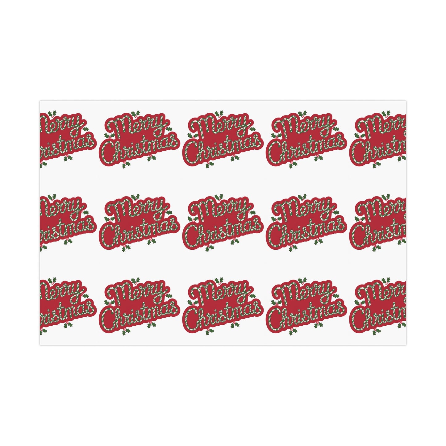 Festive Merry Christmas Gift Wrap Papers - Holiday Wrapping Paper for Gift Giving